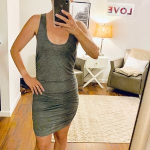Riller and Fount Gray Ruched Tank Dress Size 0/XS